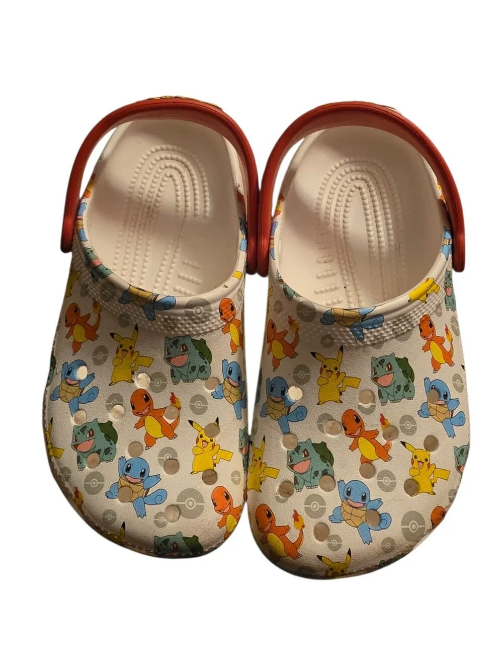 Crocs Classic Pokémon Clogs Kids Junior Size J1 EUC